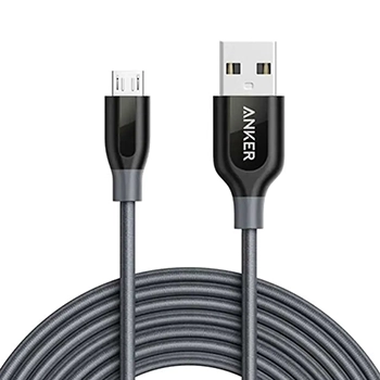 کابل تبدیل USB به microUSB انکر مدل A8144 PowerLine طول 3 متر